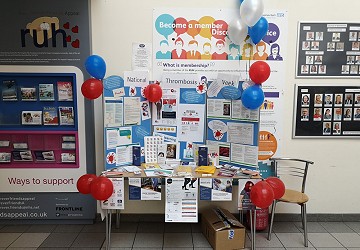 Stand at the Royal United Hospital in Bath