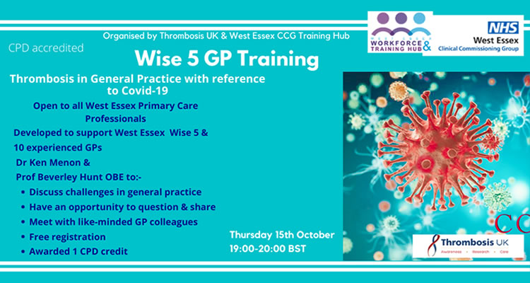 Thrombosis in General Practice with reference to Covid-19 webinar