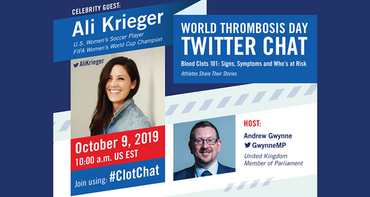 Join In! World Thrombosis Day 2019 Twitter Chat