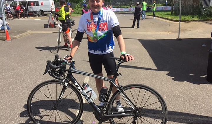TUK Trustee raised £2,500 riding two cycling events in May and July 2016