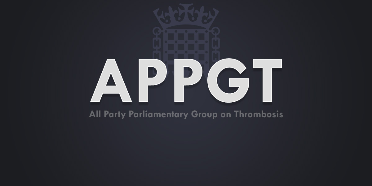 Thrombosis UK | Main Header Banner | All Party Parliamentary Group on Thrombosis (APPGT)