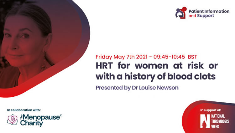 HRT for women at risk or with a history of blood clots